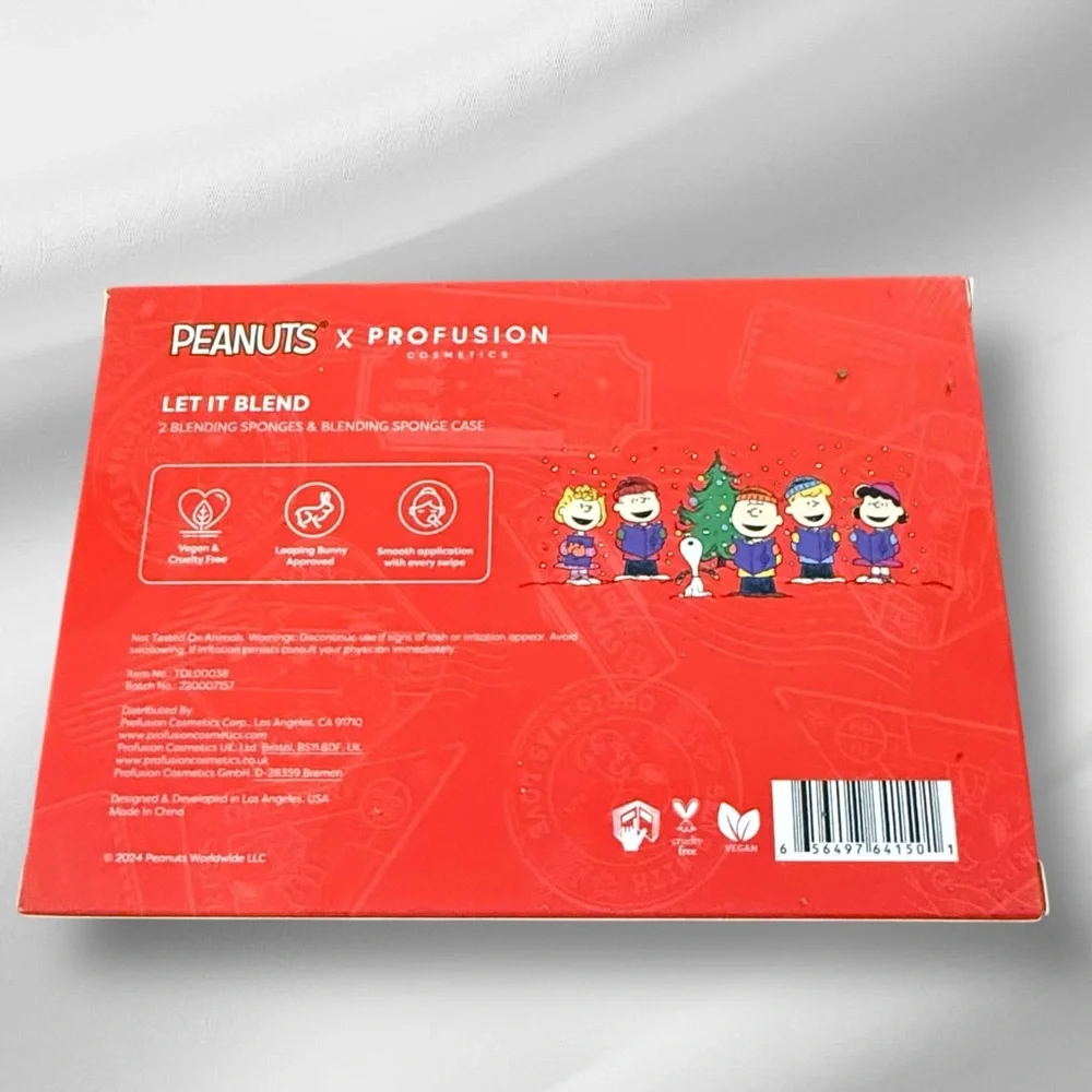 Peanuts X Profusion Blending Sponges‎ & Case NIB